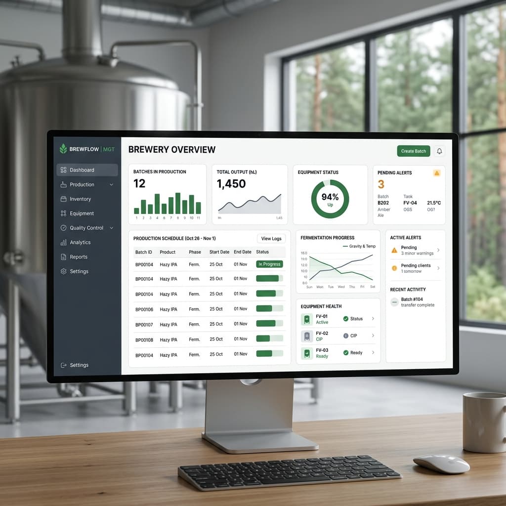 AtelierOS Dashboard Mockup